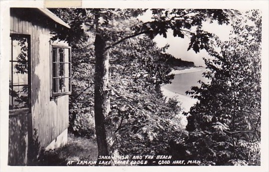 Lamkin Lake Shore Lodge - Old Post Card (newer photo)